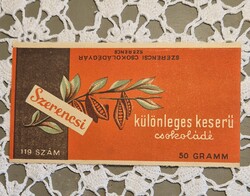 Retro SZERENCSI csokipapír