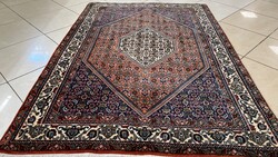 3793 Iráni VAS Bidjar kézi csomó gyapjú perzsa szőnyeg 121x178CM INGYEN FUTÁR