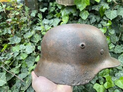 M35 Német álcafestett sisak, Világháború, rohamsisak, Wehrmacht