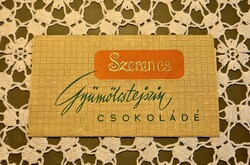 Retro csokipapír (SZERENCS)