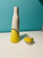 Hollóházi art deco asztali szett