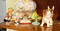 Drasche és német porcelán figurák együtt vagy külön is