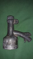 Antik 1928. fajdkakas fejes szódásüveg fej RADICS JÓZSEF CSÉPA a képek szerint