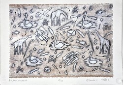 Ef Zámbó István - Boldog sivatag 30 x 42 cm computer print, merített papír