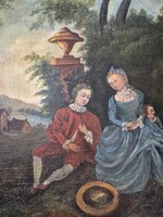 Francia szerelem  Barokk festmény