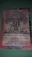 Antik 1921. Dr. Tordai Ányos : Összefoglaló tételek I. könyv a képek szerint "Magyar Jövő"