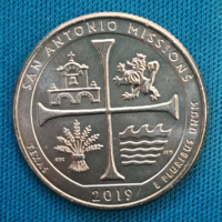 2019.  USA emlék negyed dollár (Texas) (Sv)