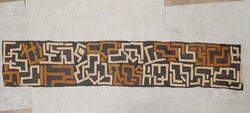 Antik afrikai szőttes Kuba népcsoport Kongó Afrika népművészete schowa raffia terítő 322 2006
