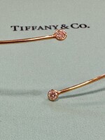 Tiffany & Co Nyakék Elsa Peretti Arany 18k 2-db Brill Gyémánt