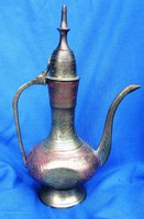 Réz karafa, 19,5 cm magas