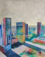 Bánrévi Róbert: Árnyékok - festmény