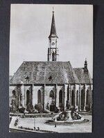 Régi képeslap - Kolozsvár Szt. Mihály katedrális