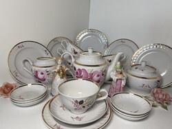 Regi orosz (szovjet)  Dulevo porcelán teáskészlet