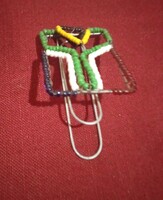 6 cm South Africn hand crafted folk paper clip received as a gift from the South African Embassy
