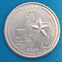 2004.  USA emlék negyed dollár (Texas) (Sv)