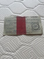 A magyar honos nők állandó lakásának kijelentését igazolo szelvény 1934 junius