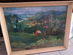 KELETI JENŐ. 60X80 .OLAJ FAROST