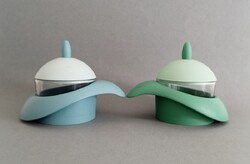 Pino Spagnolo space age/pop-art cukor/dzsemtartó páros 1970''s Biesse Italy