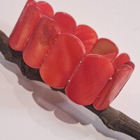 Gyöngyház  karkötő 2 cm-es