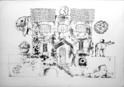 Győrfi András - 50 x 70 cm tus, papír 2009