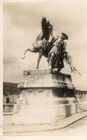 Képeslap: Ló, lovak. (Csikós szobor)