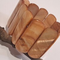 Gyöngyház  karkötő 4  cm-es