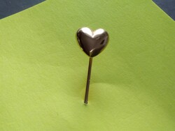 Szép mutatós régi aranyozott kalaptű