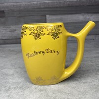 Karlovy Vary sárga emlék ivópohár