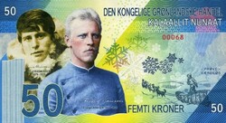 Grönland 50 korona 2025 UNC bankjegy