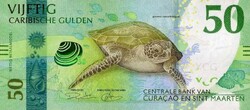 Curacao St. Marten 50 gulden 2025 UNC bankjegy