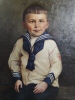 ROMBAY ISTVÁN /1888-1974/ - MATRÓZRUHÁS KISFIÚ
