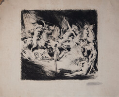 CARL JOSEF BAUER (1897-1989) Amazons Amazonok erotikus
