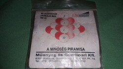 Retro trafikáru - " A MINŐSÉG PIRAMISA " - logikai játék eredeti csomagban a képek szerint