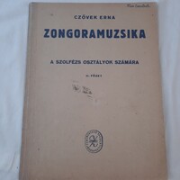 Czövek Erna: Zongoramuzsika a szolfézs osztályok számára II. füzet   Zeneműkiadó Vállalat