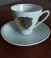 Metzler & Ortloff porcelán csésze és alátét