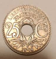 1918. 25 Centimes Franciaország (619)