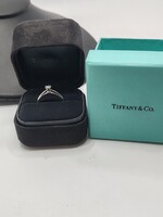 Tiffany&co platina pt950 gyémánt(0,17ct) szoliter gyűrű