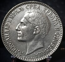 Jugoszlávia 1 Dinár, 1925 Verdejel nélkül C07D3