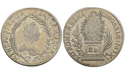 Mária Terézia 1763 KB 20 krajcár