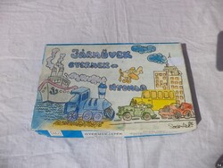 Járművek retro gyereknyomda (5029)