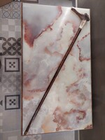 Tőrös bot, Sétapálca aggancsmarkolattal, réz makk rátéttel