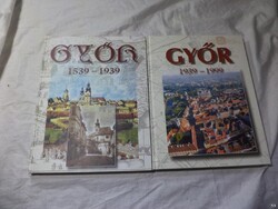 Győr 1539-1939, 1939-1999 2db könyv (5006)
