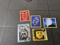 Lego sticker album with 5 sticker sets