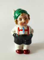 Old Bertram Porcelain Boy Figurine Table Salt Shaker