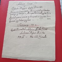 Gyűjteményből visszamaradt 2 DB 1866. évi Nyugta + 1 Lakatos Conto Képek szerint
