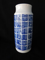 Weimar cobalt-painted porcelain vase from the 1960s