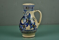 XIX.Sz. Felvidék (Modor) Festett kerámia Bokály