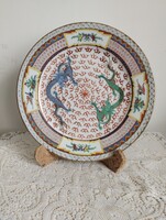 Sárkányos Kínai porcelán tányér