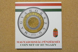 2012 Feliratok magyar pénzeken BU forgalmi sor!