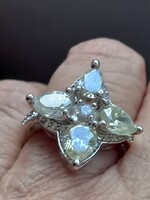 3.14CT VVs1 Valodi Moissanit Gyemánt 925 Ezust Gyürü